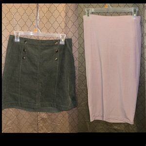 (2) Skirts (BOGO CLOSET SALE)!!!!!
